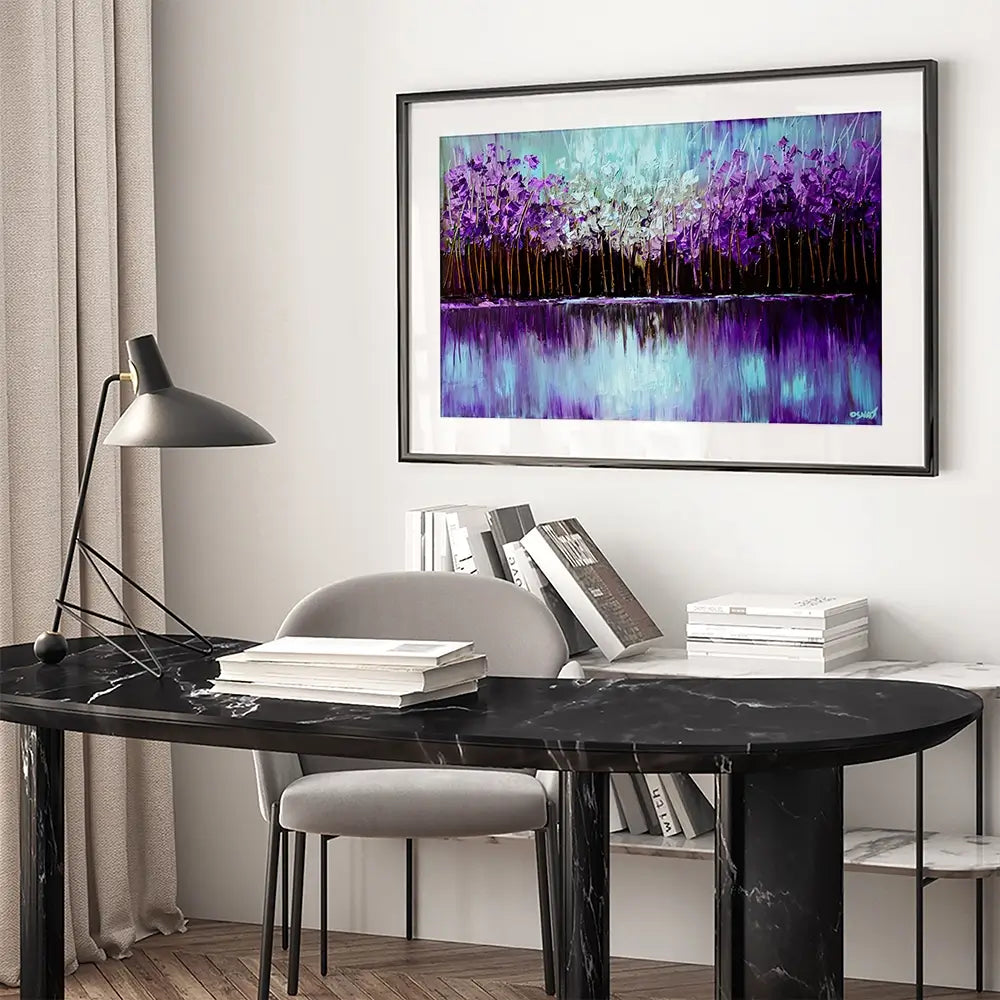 Reflection Framed Art Print Reflection Framed Art Print wall art product Osnat Tzadok