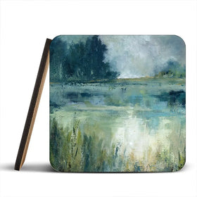 Reflections Edge Coaster Set Rainbow Soul Tree Coaster Set | Rainbow Soul Tree Art Coasters wall art product Carol Robinson