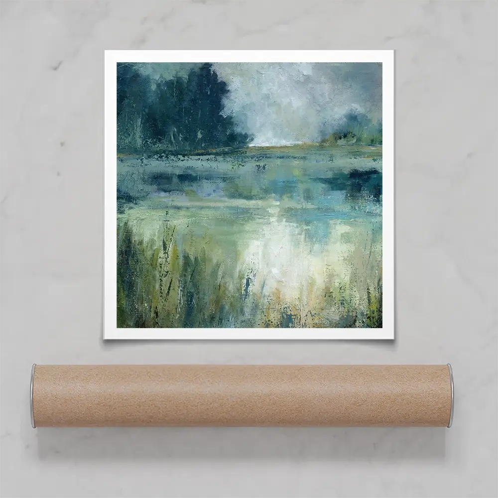 Reflections Edge Square Art Print Reflections Edge Square Art Print wall art product Carol Robinson