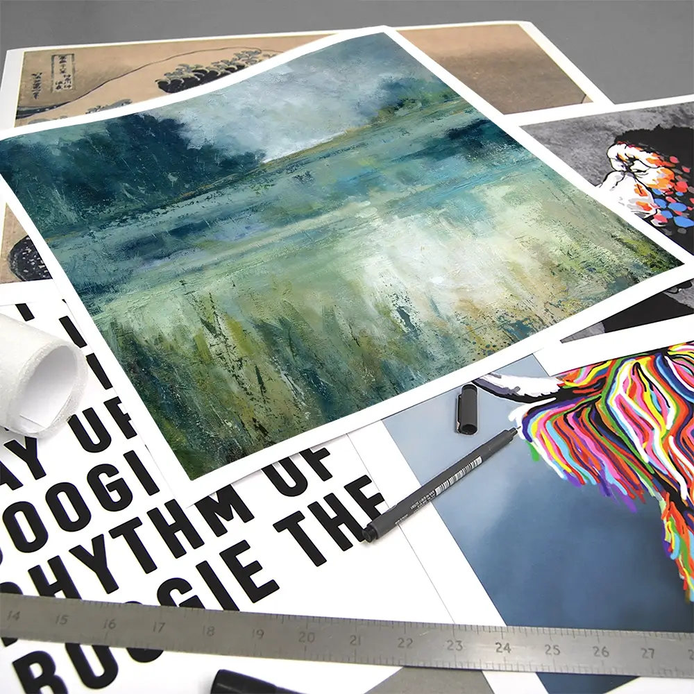 Reflections Edge Square Art Print Reflections Edge Square Art Print wall art product Carol Robinson