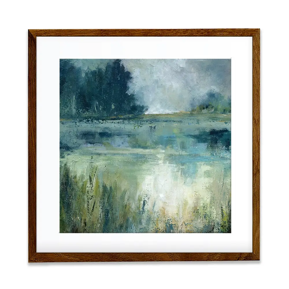 Reflections Edge Square Framed Art Print Reflections Edge Square Framed Art Print wall art product Carol Robinson