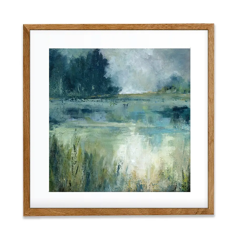 Reflections Edge Square Framed Art Print Reflections Edge Square Framed Art Print wall art product Carol Robinson