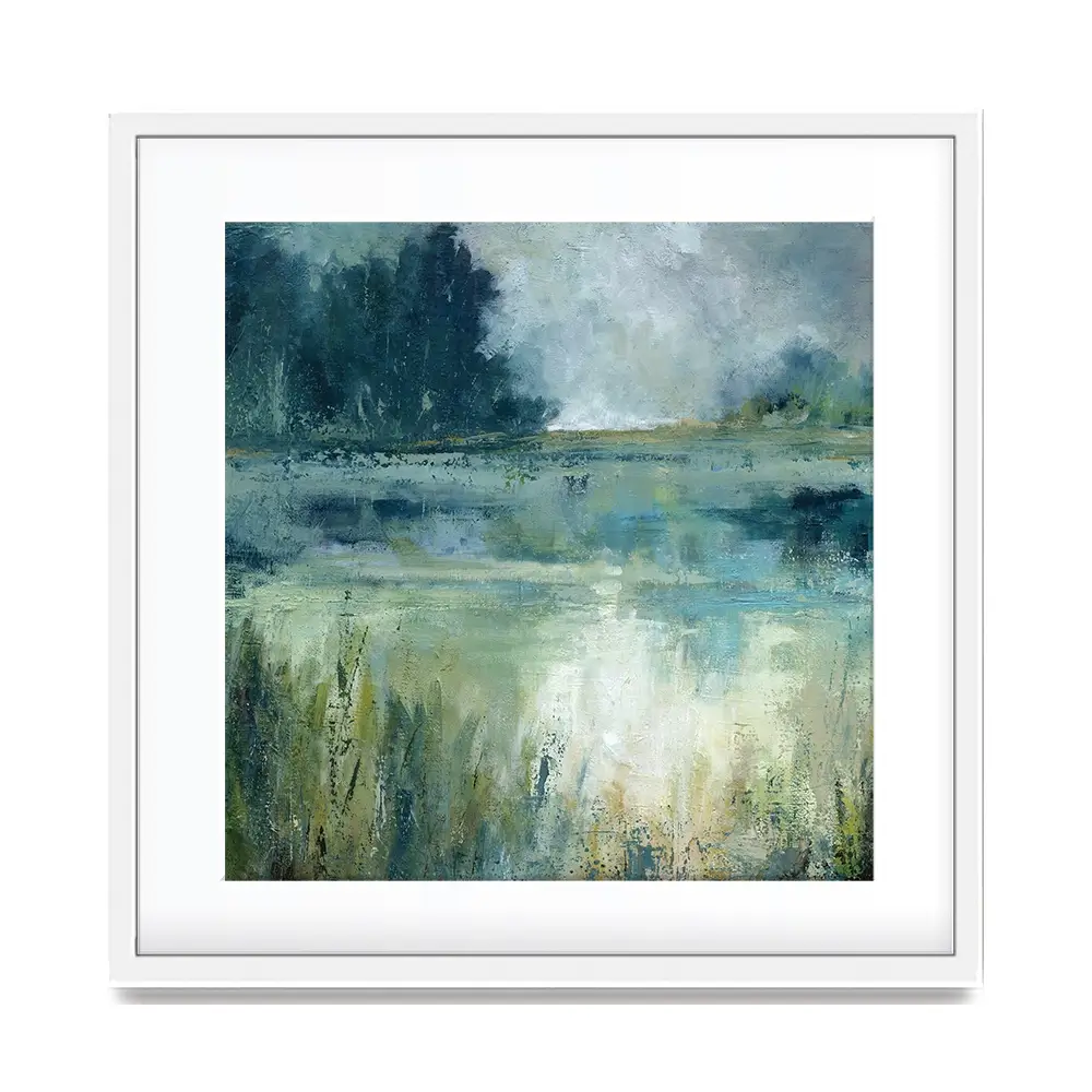 Reflections Edge Square Framed Art Print Reflections Edge Square Framed Art Print wall art product Carol Robinson