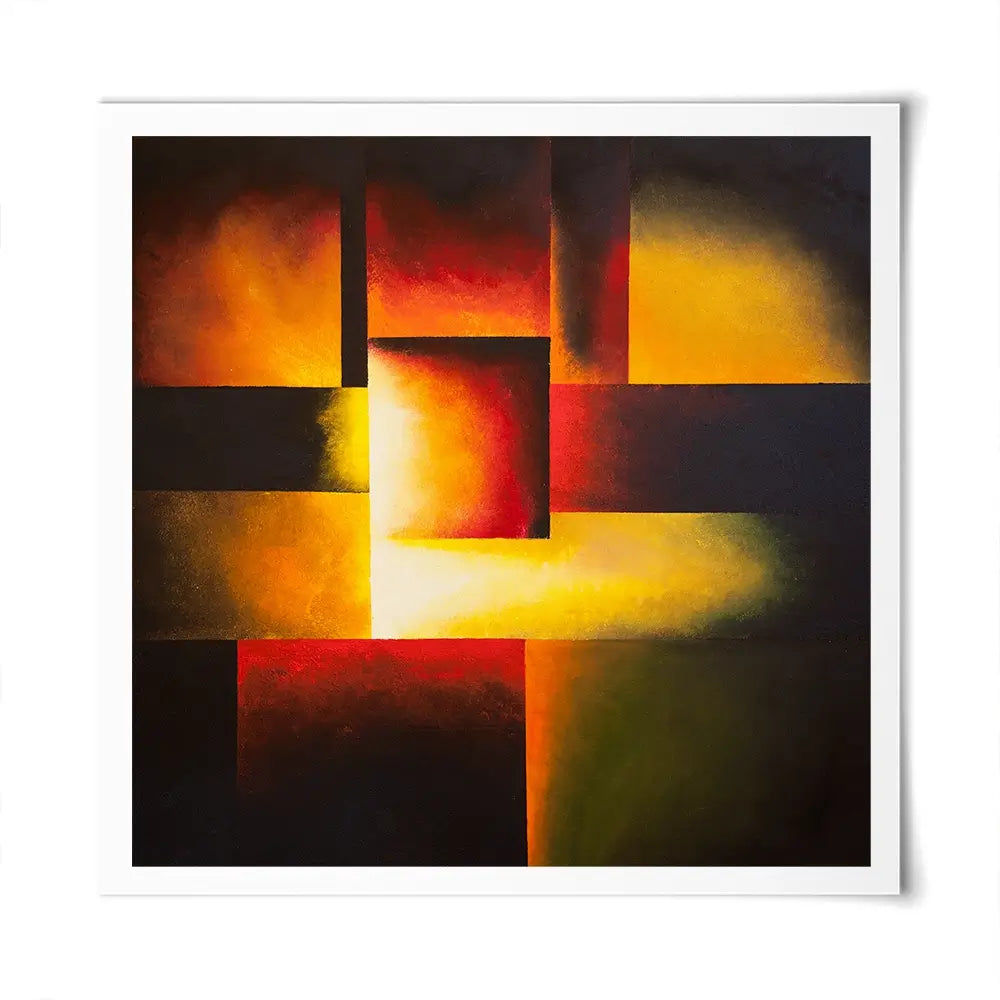 Restless Earth Square Art Print Restless Earth Square Art Print wall art product Osnat Tzadok