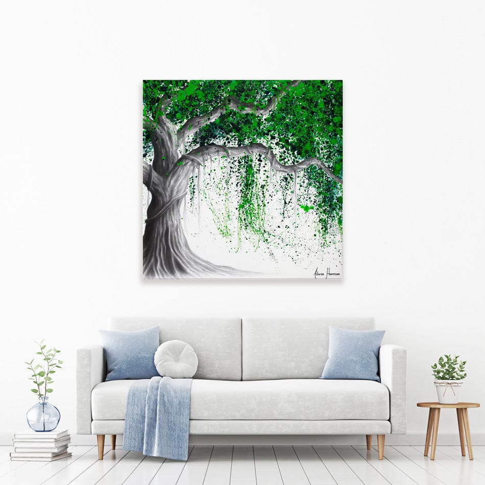 Revealing Rainforest Tree Square Canvas Print wall art product Ashvin Harrison