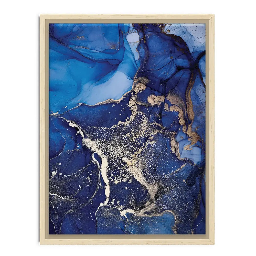 Rich Blue Marble Canvas Print Rich Blue Marble Canvas Print wall art product djero.adlibeshe yahoo.com / Shutterstock