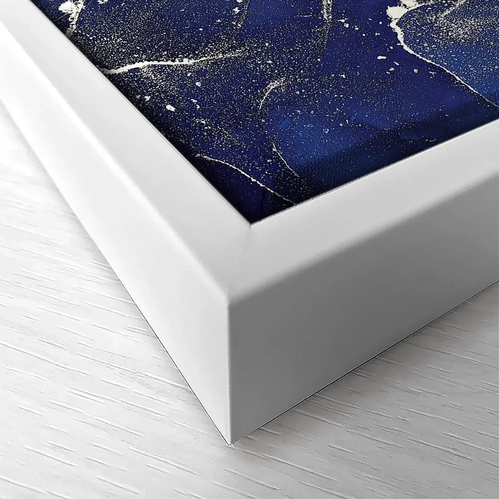 Rich Blue Marble Canvas Print Rich Blue Marble Canvas Print wall art product djero.adlibeshe yahoo.com / Shutterstock