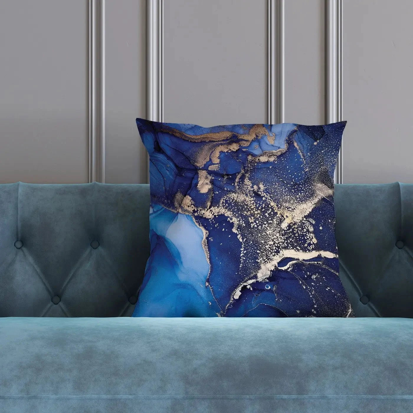Rich Blue Marble Cushion Rich Blue Marble Cushion wall art product djero.adlibeshe yahoo.com / Shutterstock