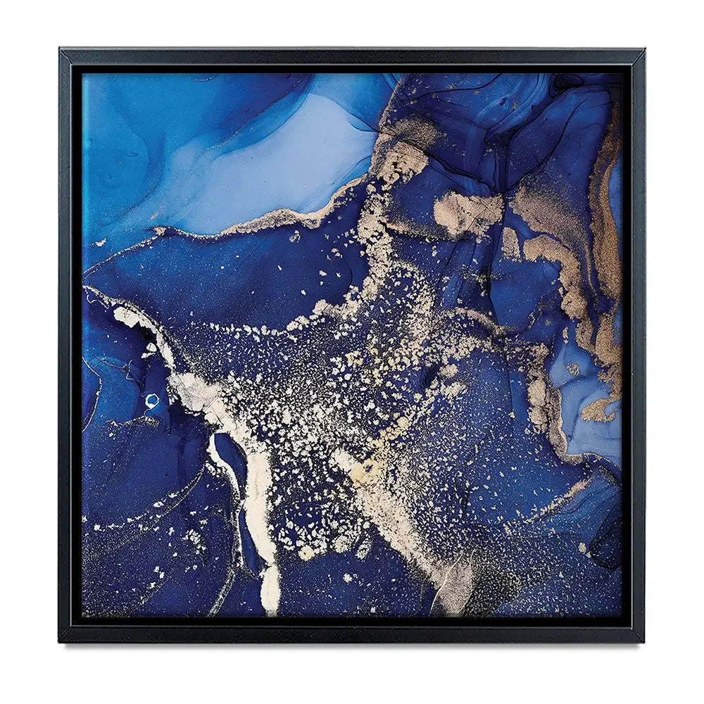 Rich Blue Marble Oversized Canvas Print Rich Blue Marble Oversized Canvas Print wall art product djero.adlibeshe yahoo.com / Shutterstock