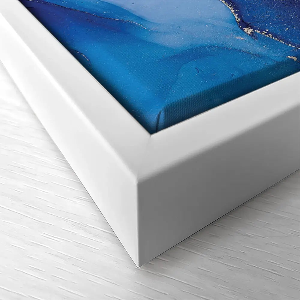 Rich Blue Marble Oversized Canvas Print Rich Blue Marble Oversized Canvas Print wall art product djero.adlibeshe yahoo.com / Shutterstock