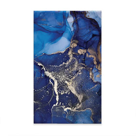 Rich Blue Marble Oversized Canvas Print Rich Blue Marble Oversized Canvas Print wall art product djero.adlibeshe yahoo.com / Shutterstock