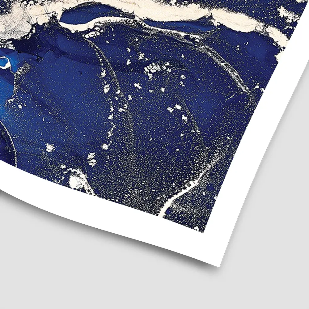 Rich Blue Marble Square Art Print Rich Blue Marble Square Art Print wall art product djero.adlibeshe yahoo.com / Shutterstock