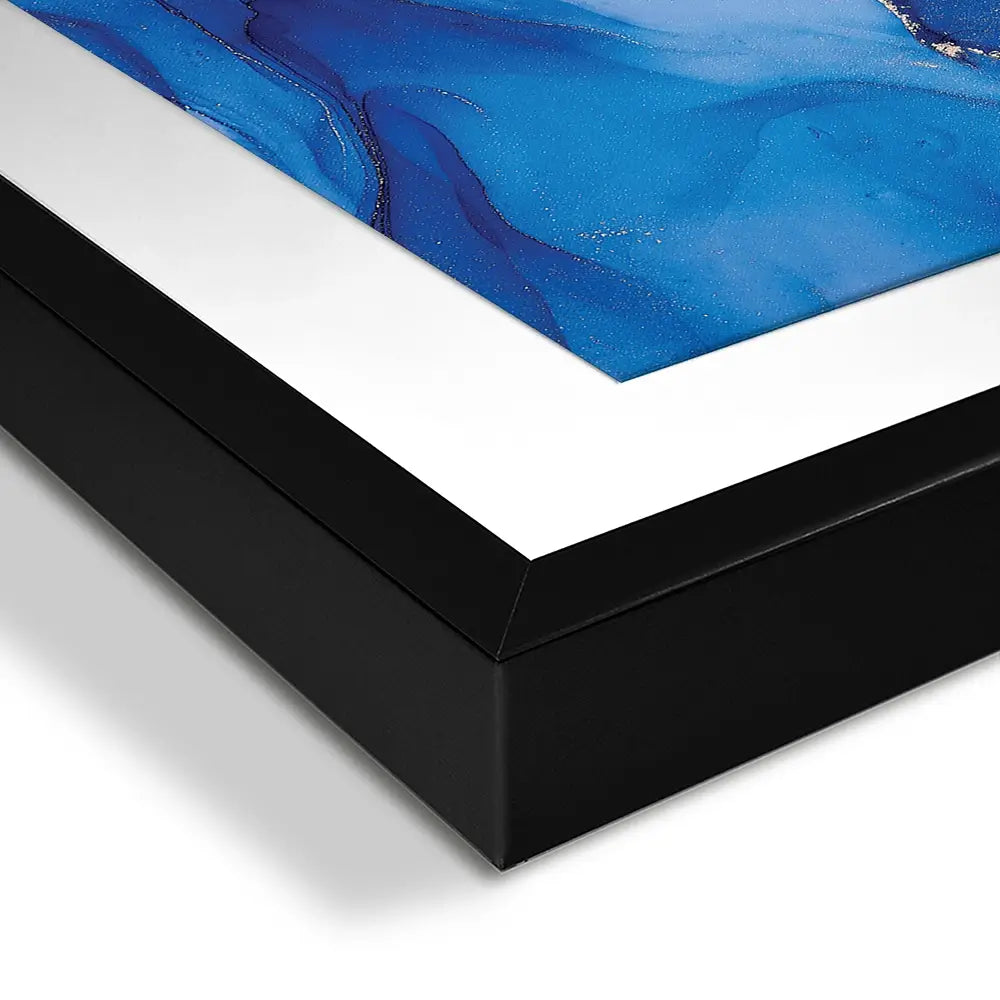 Rich Blue Marble Square Framed Art Print Rich Blue Marble Square Framed Art Print wall art product djero.adlibeshe yahoo.com / Shutterstock