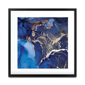 Rich Blue Marble Square Framed Art Print Rich Blue Marble Square Framed Art Print wall art product djero.adlibeshe yahoo.com / Shutterstock