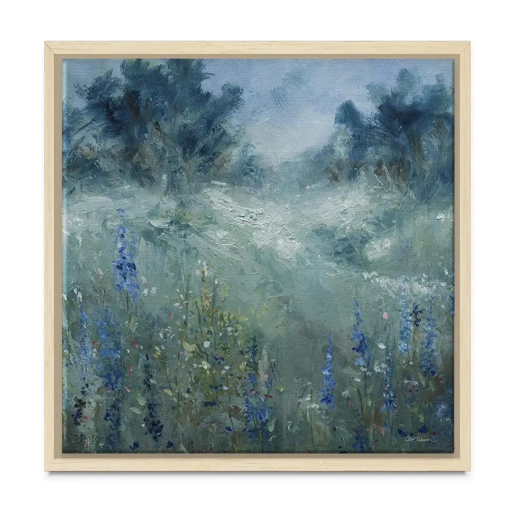 Rising Flowery Meadow Square Canvas Print Rising Flowery Meadow Square Canvas Print wall art product Carol Robinson