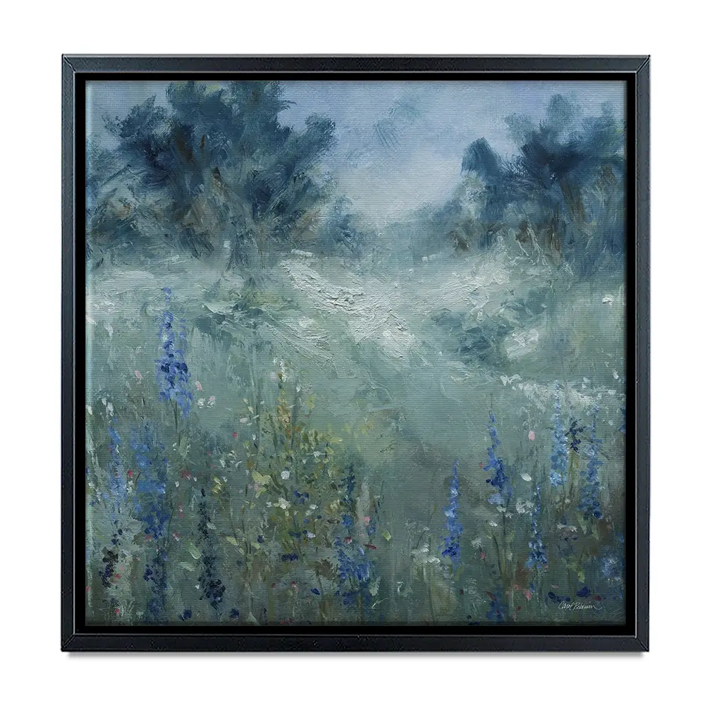 Rising Flowery Meadow Square Canvas Print Rising Flowery Meadow Square Canvas Print wall art product Carol Robinson