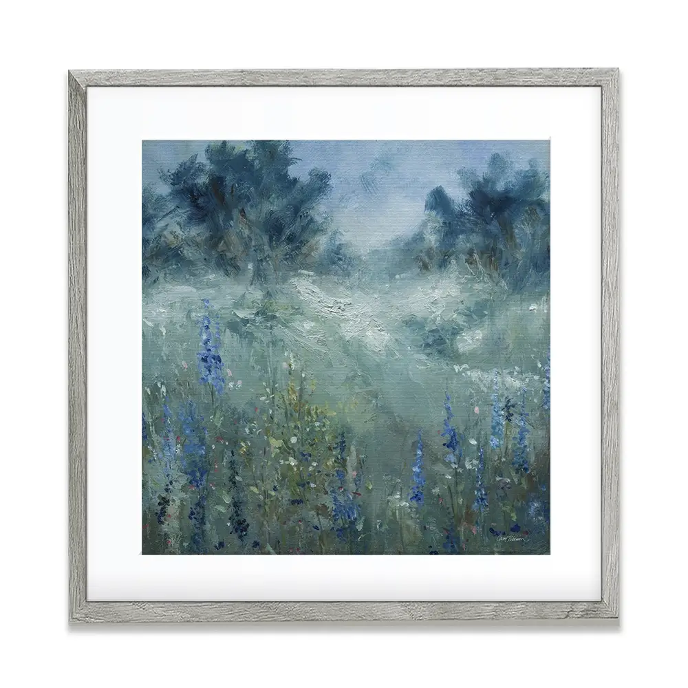 Rising Flowery Meadow Square Framed Art Print Rising Flowery Meadow Square Framed Art Print wall art product Carol Robinson