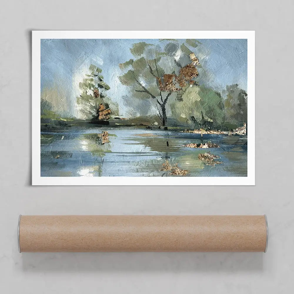 River Landscape Art Print River Landscape Art Print wall art product Svetlana Aleynikova