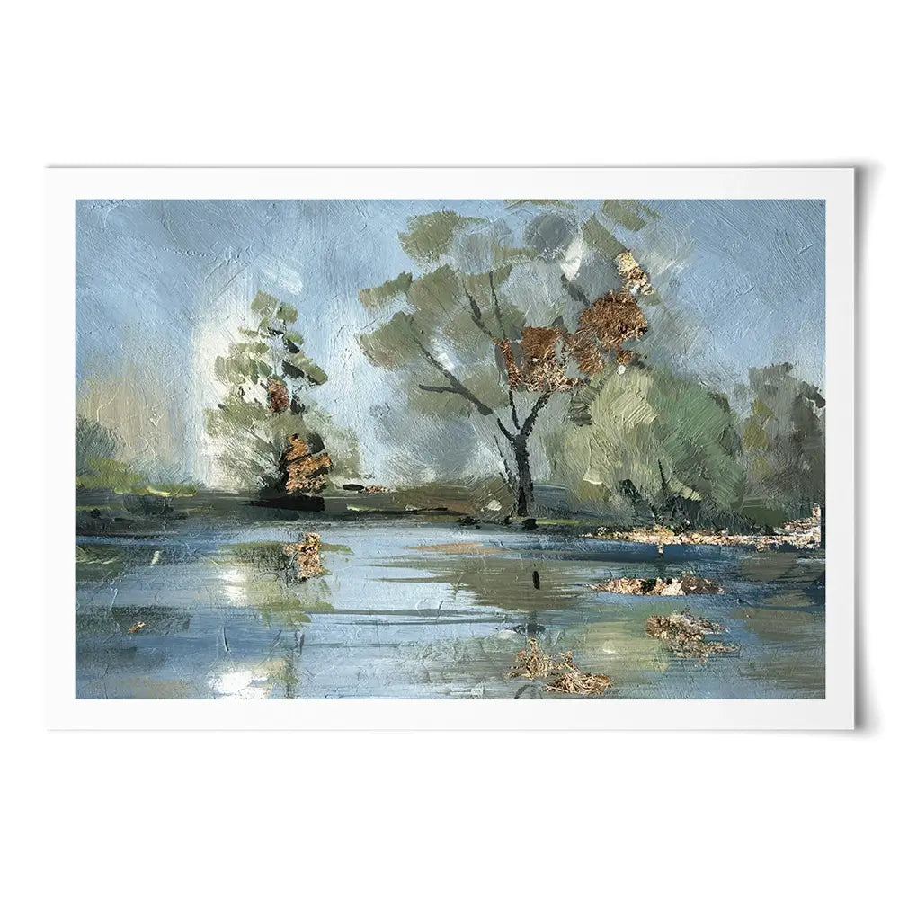River Landscape Art Print River Landscape Art Print wall art product Svetlana Aleynikova