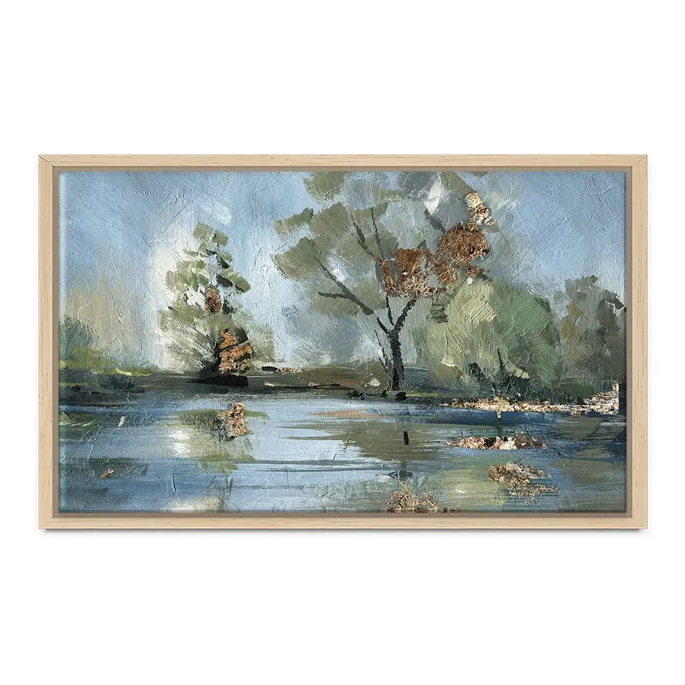 River Landscape Canvas Print River Landscape Canvas Print wall art product Svetlana Aleynikova