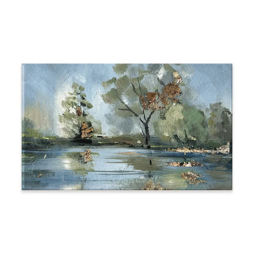 River Landscape Canvas Print River Landscape Canvas Print wall art product Svetlana Aleynikova