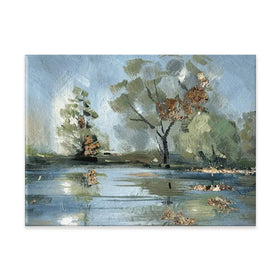 River Landscape Canvas Print River Landscape Canvas Print wall art product Svetlana Aleynikova