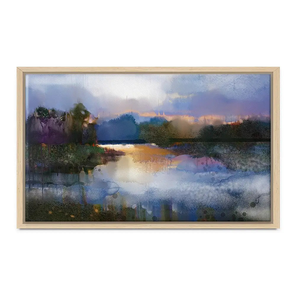 River View Scene Canvas Print River View Scene Canvas Print wall art product Art Print Shop