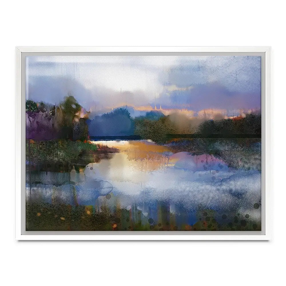 River View Scene Canvas Print River View Scene Canvas Print wall art product Art Print Shop