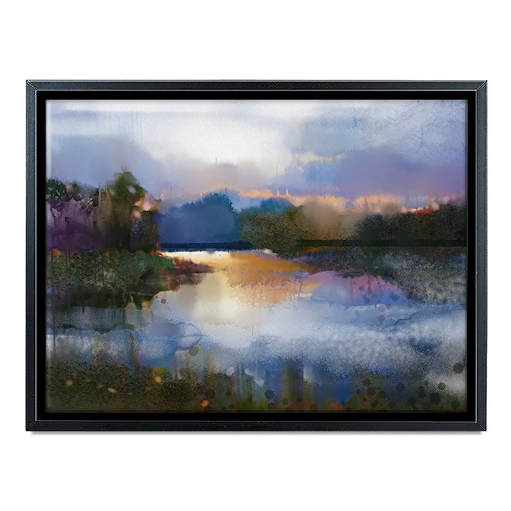 River View Scene Canvas Print River View Scene Canvas Print wall art product Art Print Shop