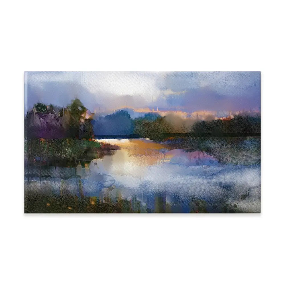 River View Scene Canvas Print River View Scene Canvas Print wall art product Art Print Shop