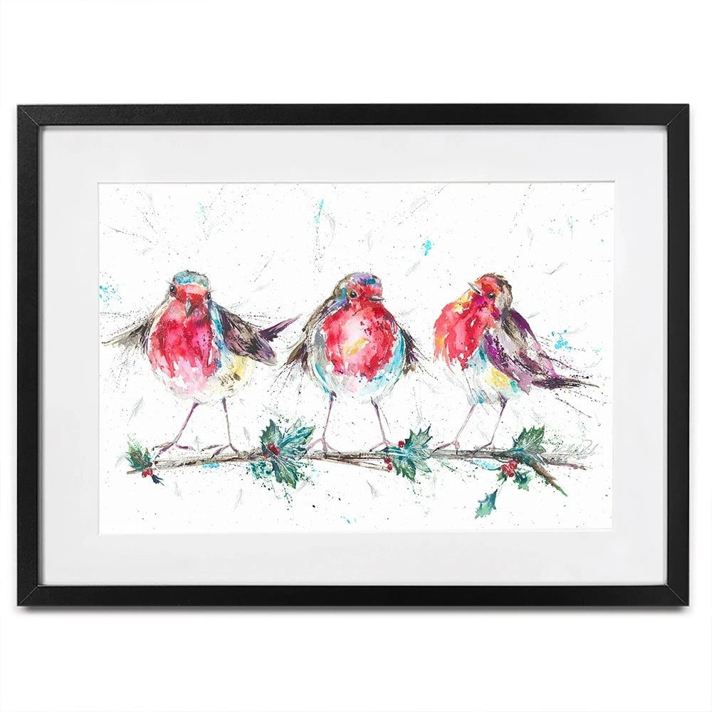 Rockin' Robins Framed Art Print Rockin' Robins Framed Art Print wall art product Nicola Jane Rowles