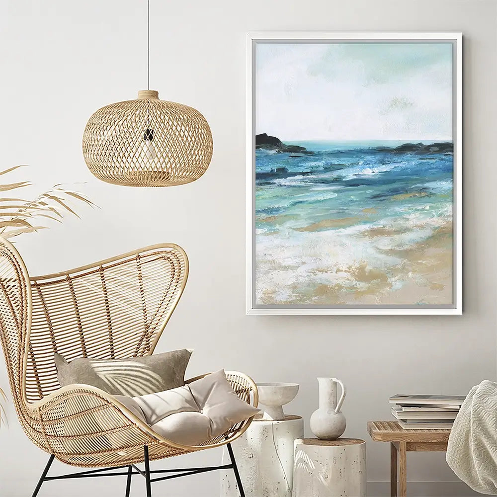 Rocky Inlet Beach Canvas Print Rocky Inlet Beach Canvas Print wall art product Carol Robinson
