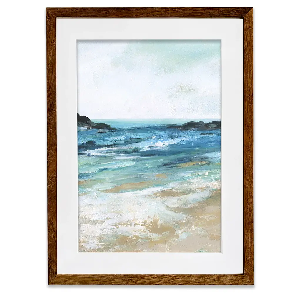 Rocky Inlet Beach Framed Art Print Rocky Inlet Beach Framed Art Print wall art product Carol Robinson