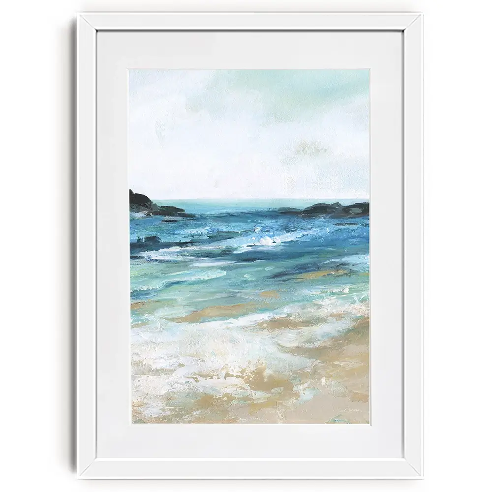 Rocky Inlet Beach Framed Art Print Rocky Inlet Beach Framed Art Print wall art product Carol Robinson