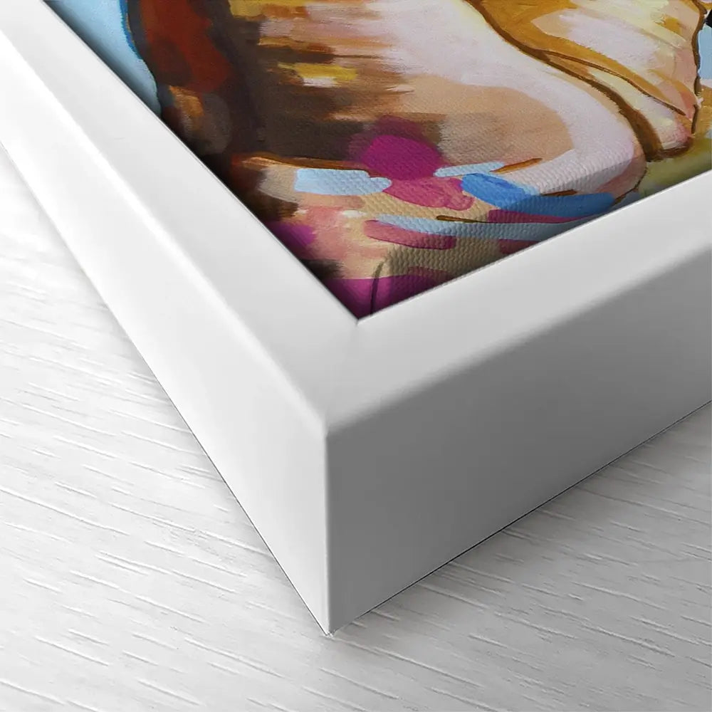 Roger Moore Square Canvas Print Roger Moore Square Canvas Print wall art product Juliet Stockton