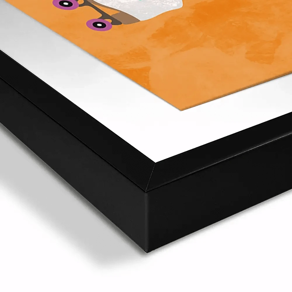 Rollerskating Crew Framed Art Print Trio Rollerskating Crew Framed Art Print Trio wall art product Sarah Manovski