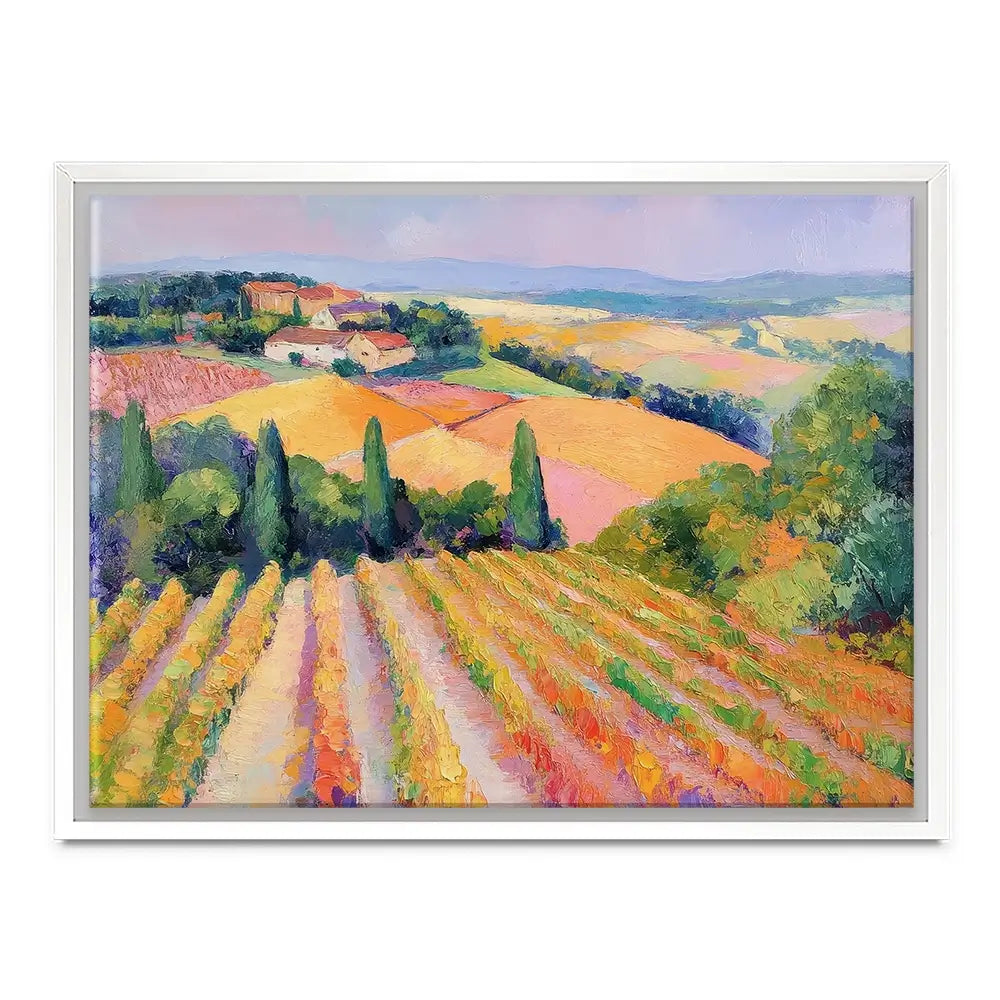 Rolling Vineyards Canvas Print Rolling Vineyards Canvas Print wall art product Tanya Ocean