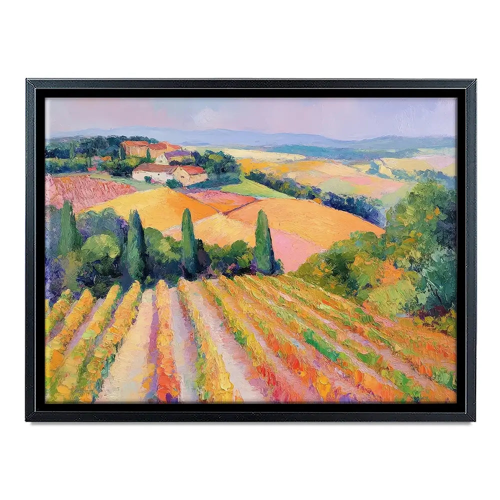 Rolling Vineyards Canvas Print Rolling Vineyards Canvas Print wall art product Tanya Ocean