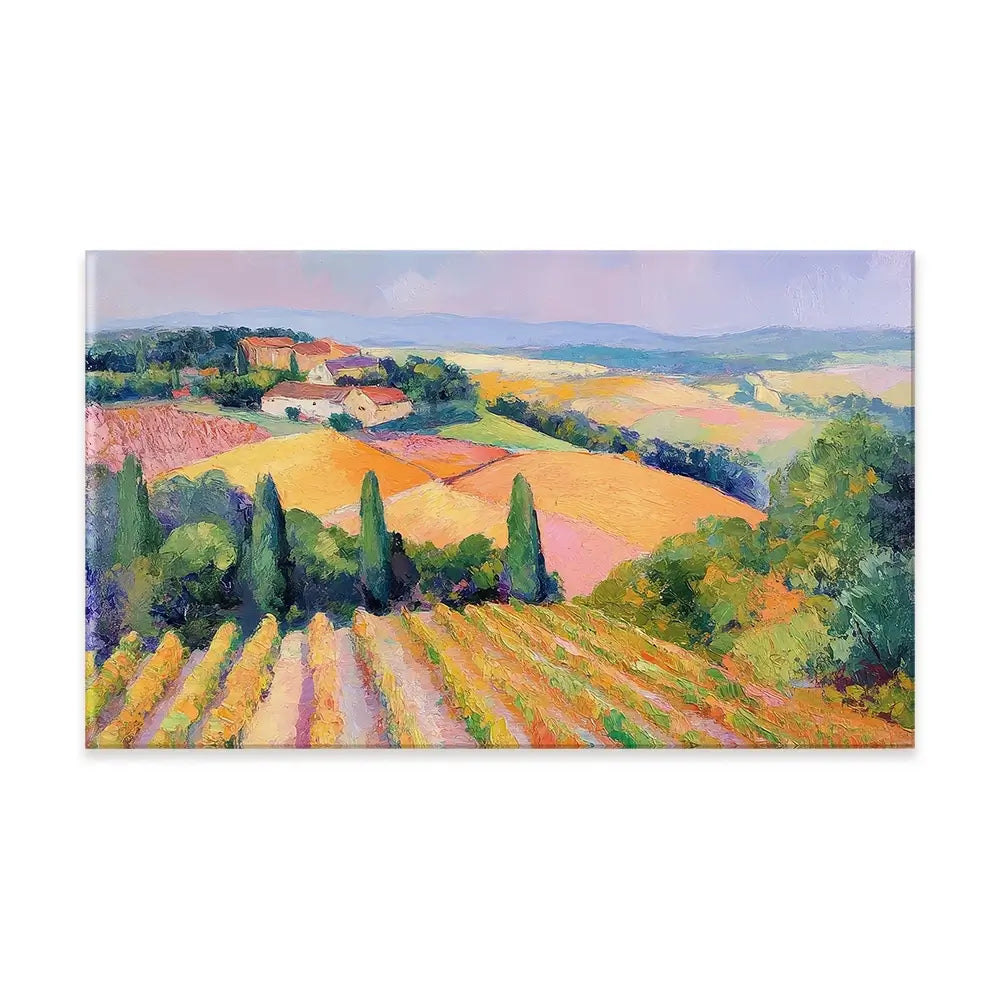 Rolling Vineyards Canvas Print Rolling Vineyards Canvas Print wall art product Tanya Ocean