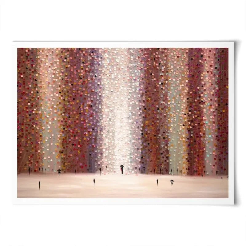 Romance And Rain Art Print Romance And Rain Art Print wall art product Ekaterina Ermilkina