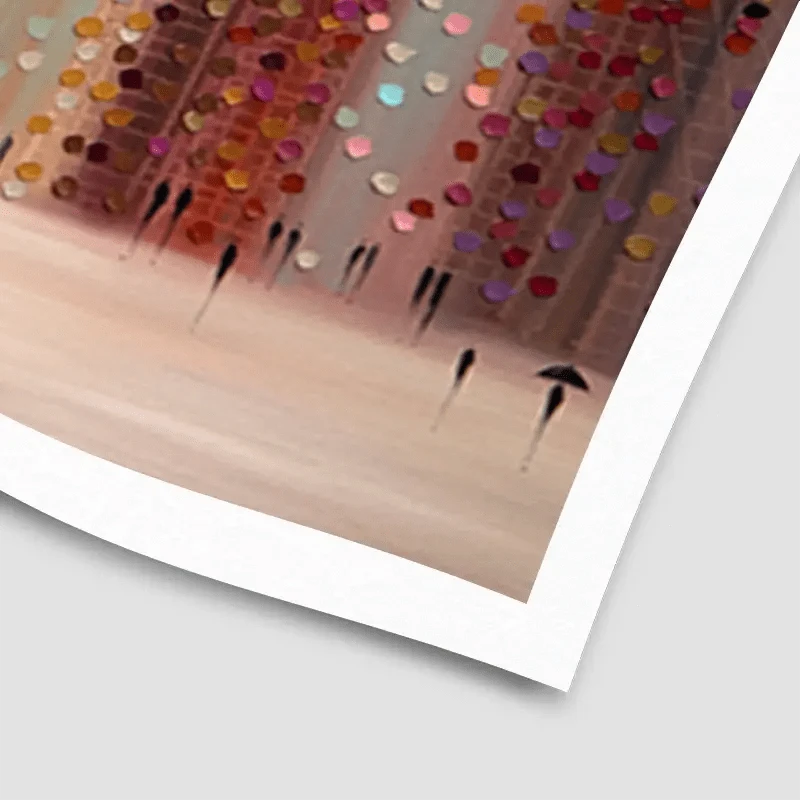 Romance And Rain Art Print Romance And Rain Art Print wall art product Ekaterina Ermilkina