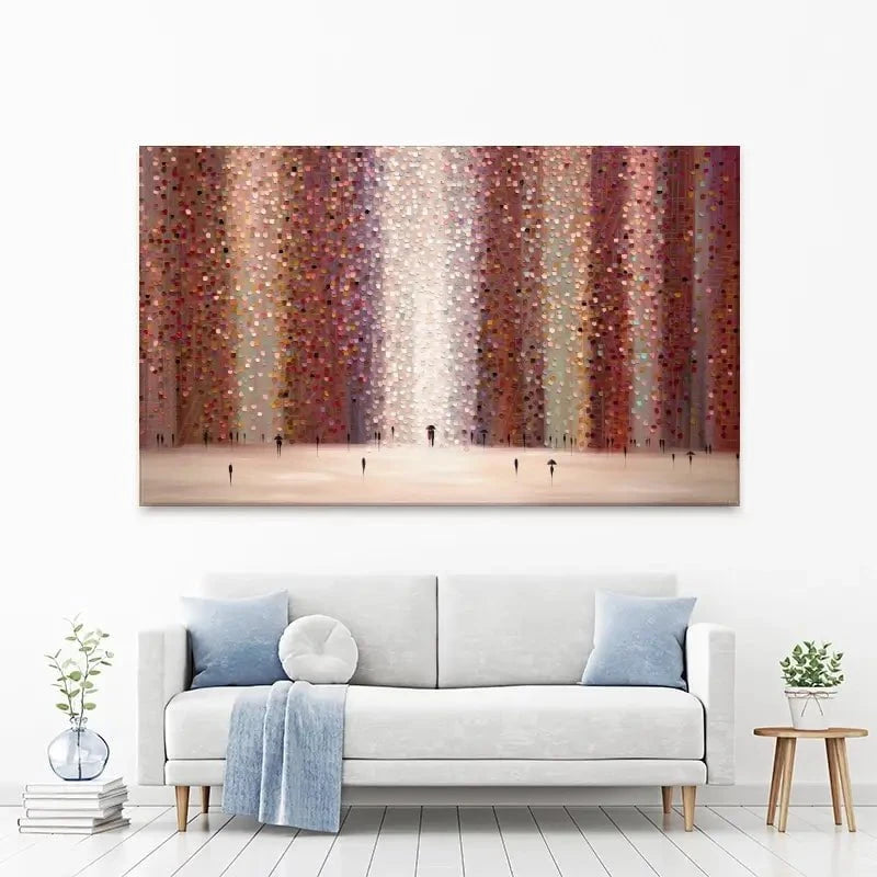 Romance And Rain Canvas Print Romance And Rain Canvas Print wall art product Ekaterina Ermilkina
