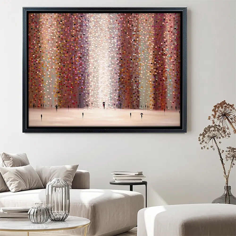 Romance And Rain Canvas Print Romance And Rain Canvas Print wall art product Ekaterina Ermilkina