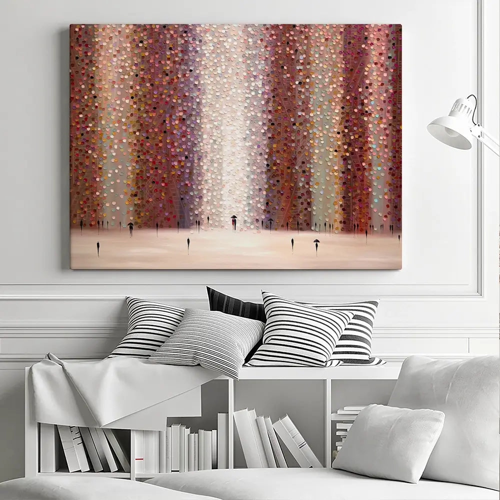 Romance And Rain Canvas Print Romance And Rain Canvas Print wall art product Ekaterina Ermilkina