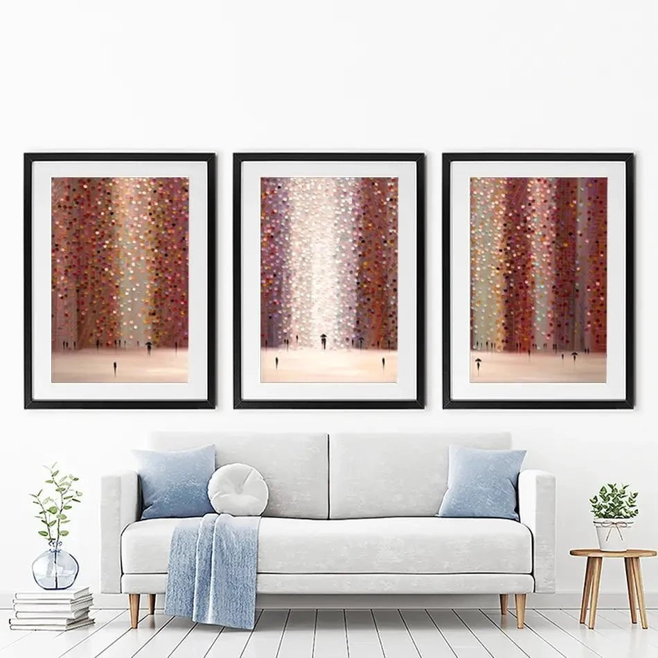 Romance And Rain Framed Art Print Trio Romance And Rain Framed Art Print Trio wall art product Ekaterina Ermilkina