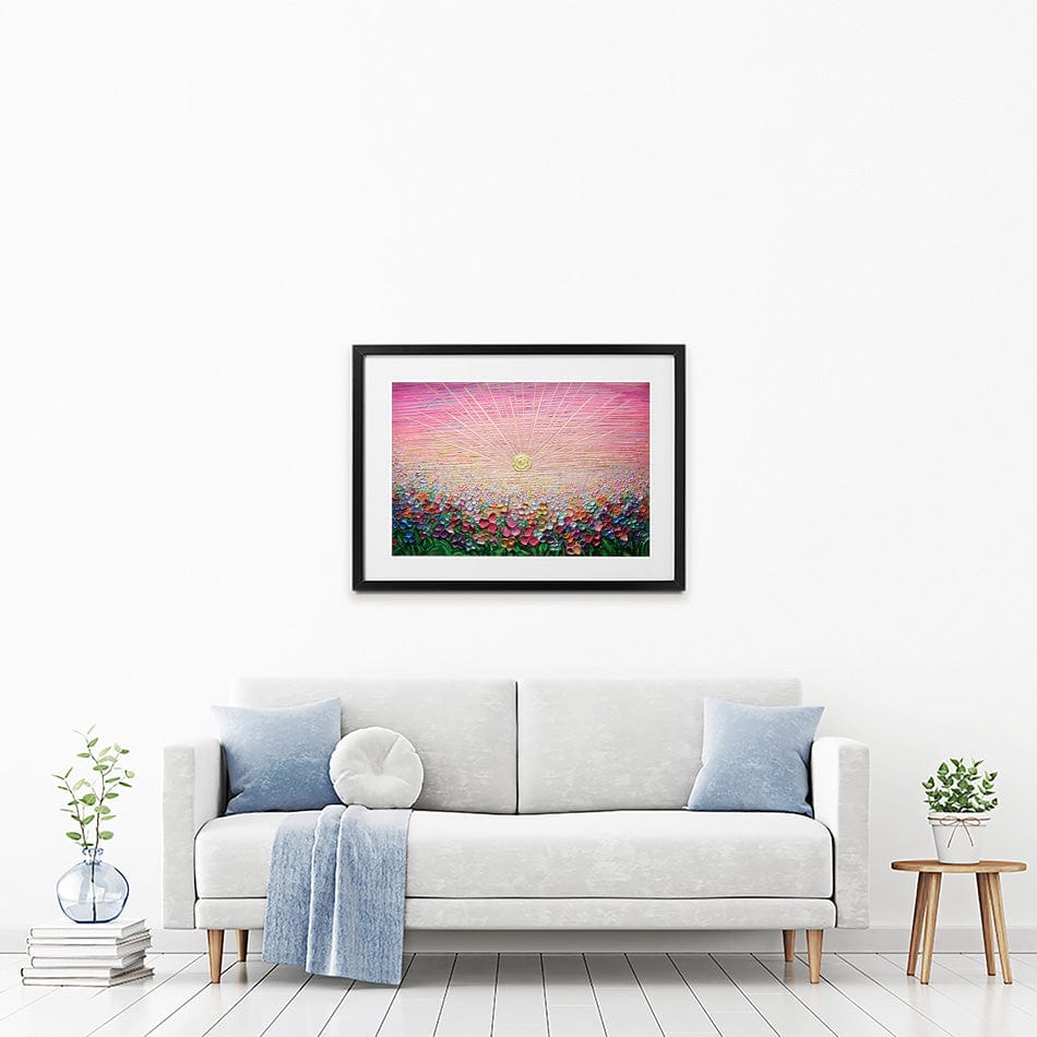Romance Framed Art Print wall art product Expression By Nada