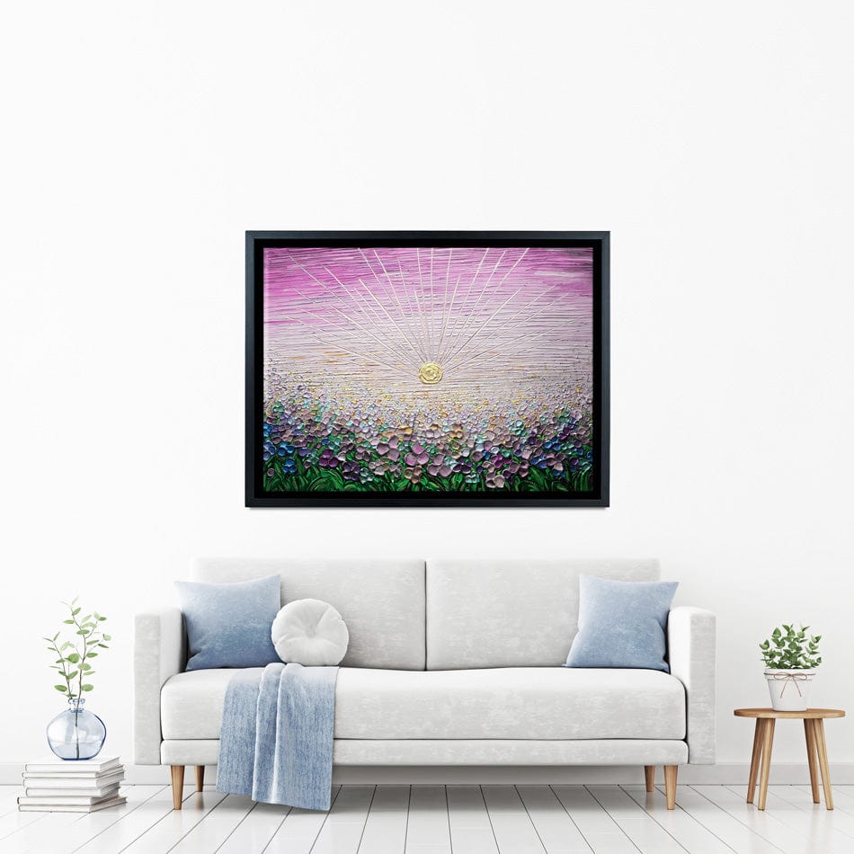 Romance In Purple Canvas Print wall art product Expression By Nada