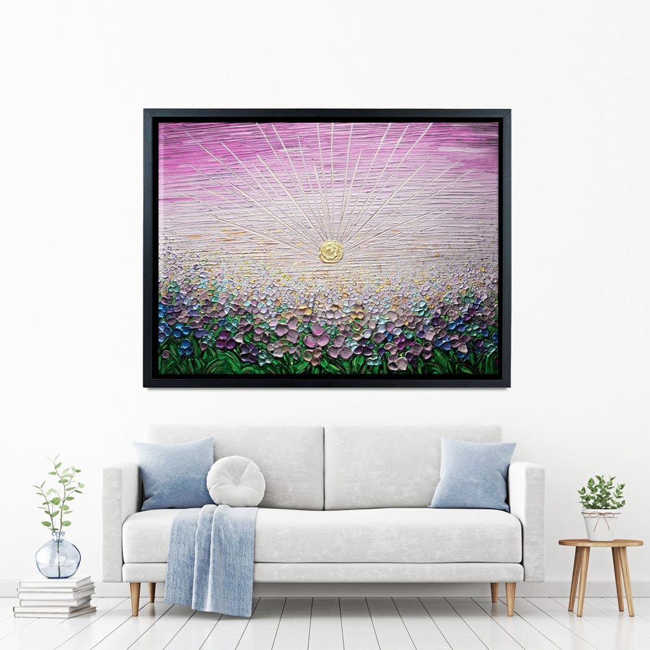 Romance In Purple Canvas Print wall art product Expression By Nada