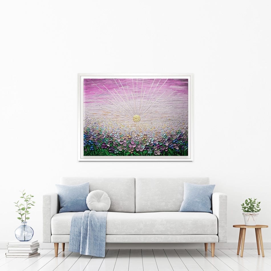Romance In Purple Canvas Print wall art product Expression By Nada