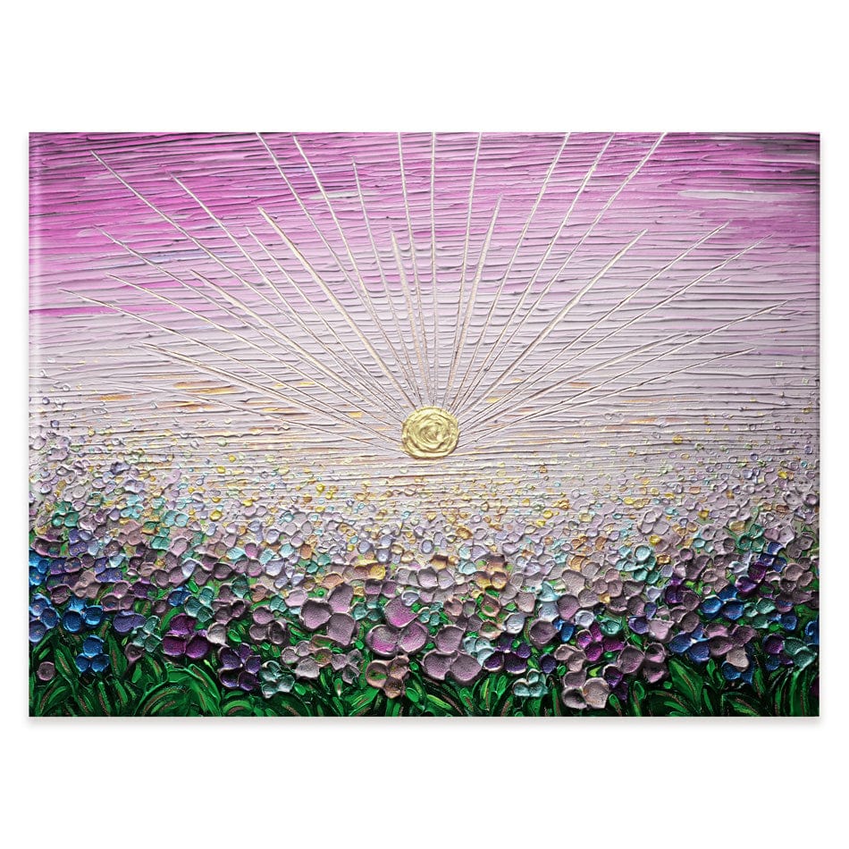 Romance In Purple Canvas Print wall art product Expression By Nada